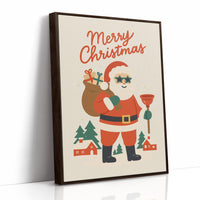 Retro Santa Brings Holiday Cheer