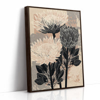 Protea in Ink and Blush