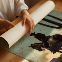 Rider and Saguaro at Dusk