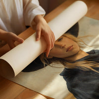 Cowgirl and Her White Horse