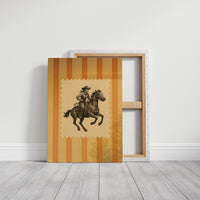 Frontier Spirit On Amber Stripes