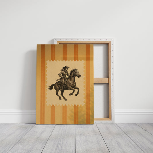 Frontier Spirit On Amber Stripes