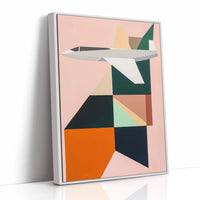 Geometric Flight Through Pastel Skies