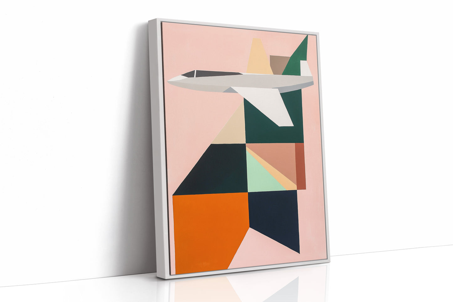 Geometric Flight Through Pastel Skies