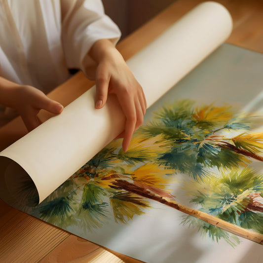 Palms Bathed In Coastal Light