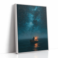 Lantern Boat Beneath The Stars
