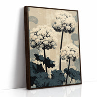 Hydrangea Stems in Silhouette