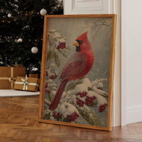 Winter Berries Feed Cardinal's Soul