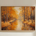 Autumn River Carries Golden Stories