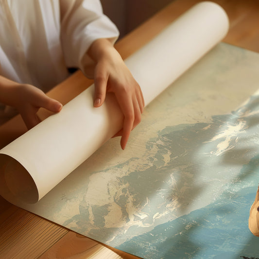 Bison Beneath the Mountain Sky