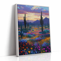 Wildflowers Dance Under Desert Stars