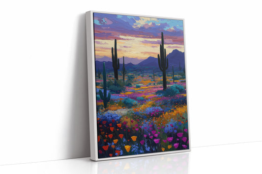 Wildflowers Dance Under Desert Stars