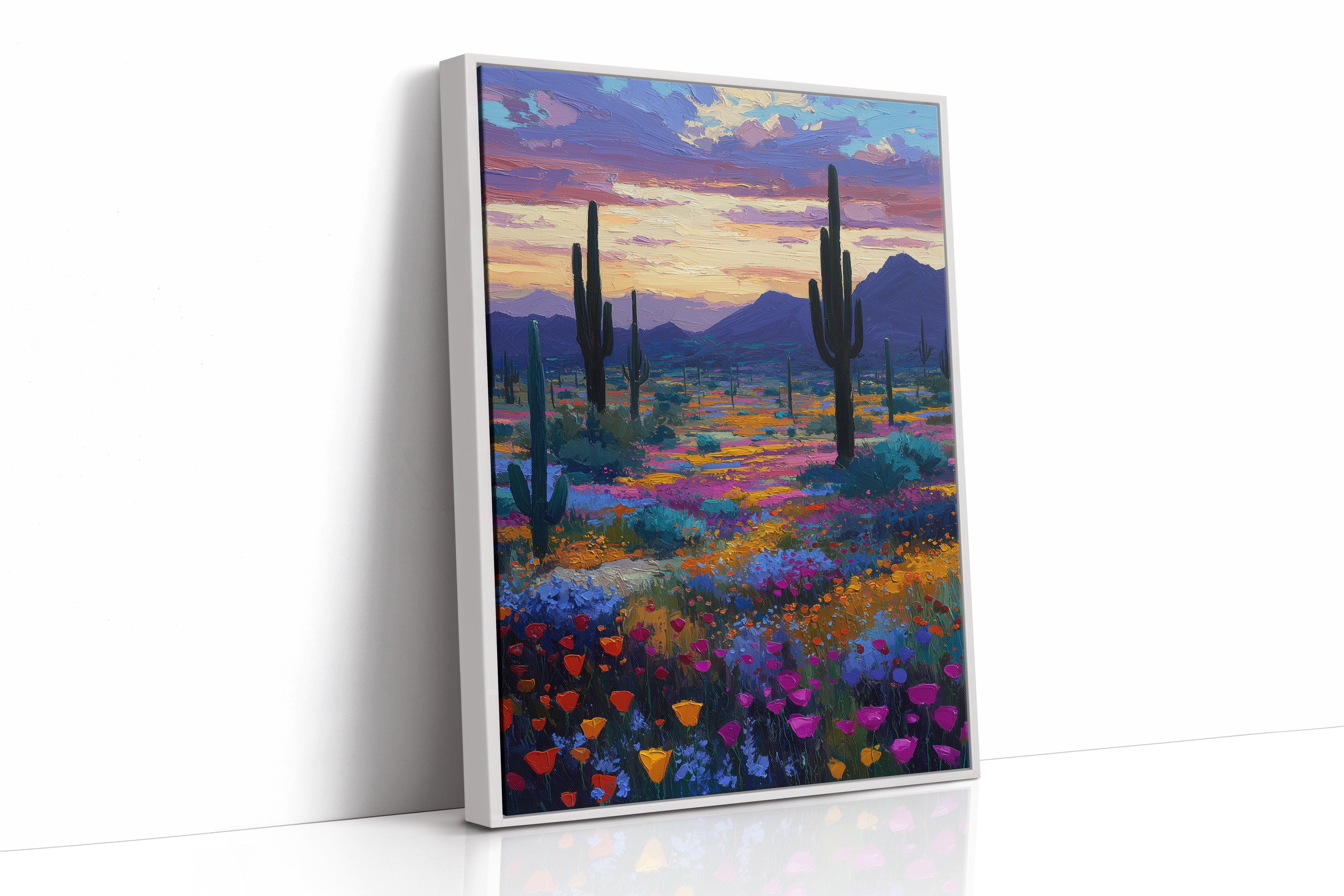 Wildflowers Dance Under Desert Stars