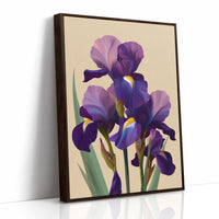 Three Irises Before Dusk