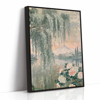Willow Peony Chinoiserie Landscape