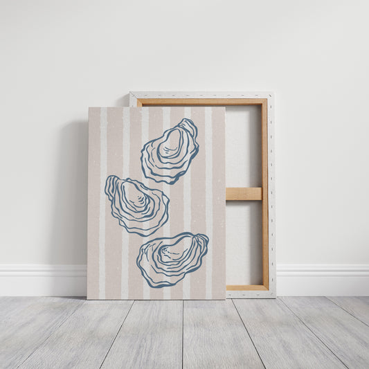 Coastal Treasures On Blush Stripes