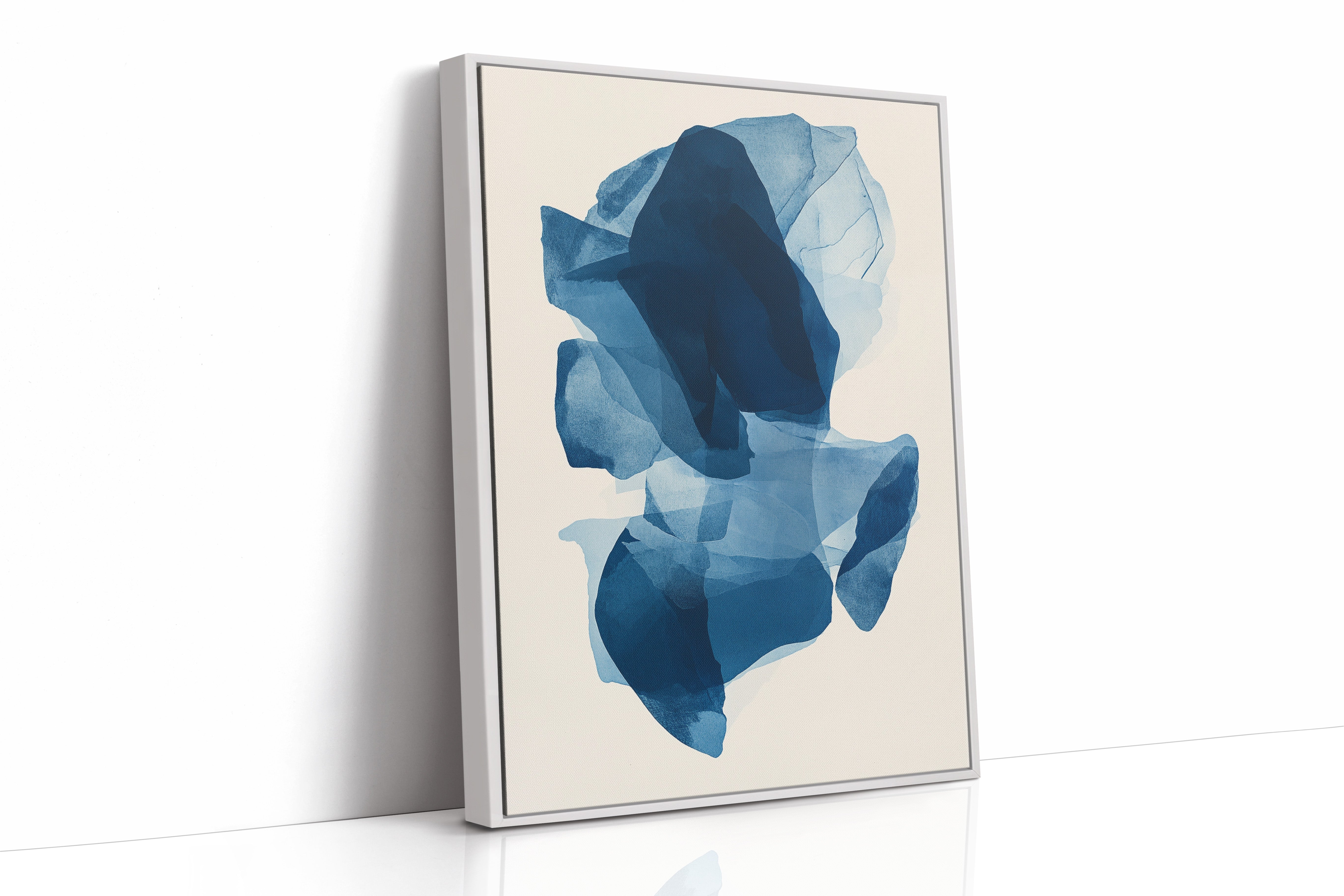 Ocean Depths Through Frosted Glass