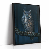 Great Horned Owl Night Portrait