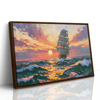 Tall Ship, Setting Sun
