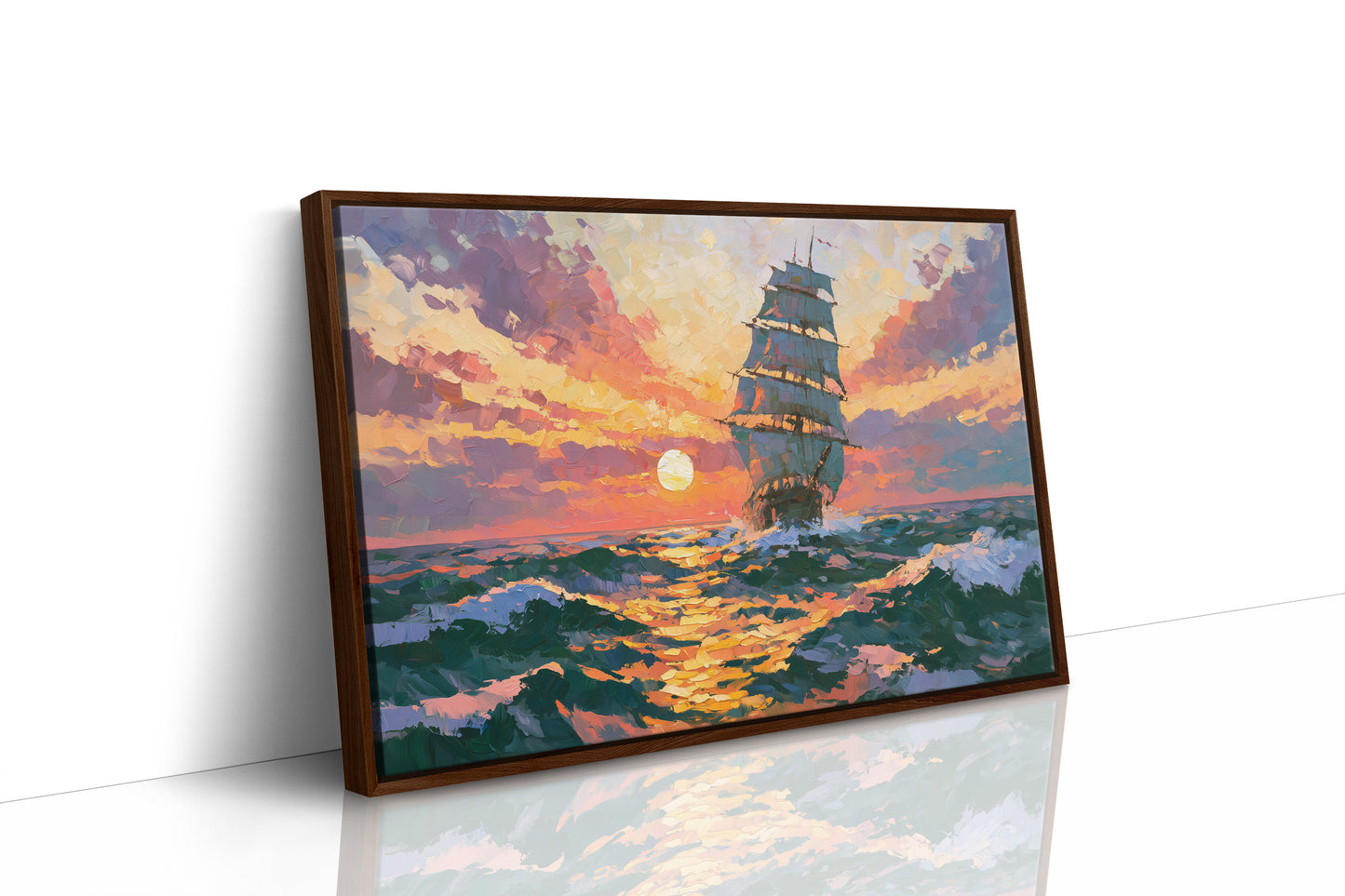 Tall Ship, Setting Sun