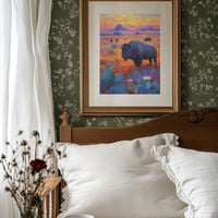 Prairie Bison Paint Golden Hours