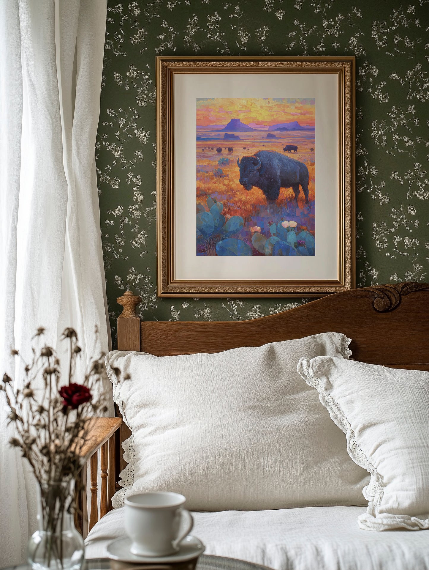 Prairie Bison Paint Golden Hours