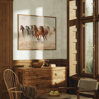 Prairie Thunder Chases Morning Light