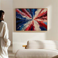Freedom's Colors Dance At Dawn