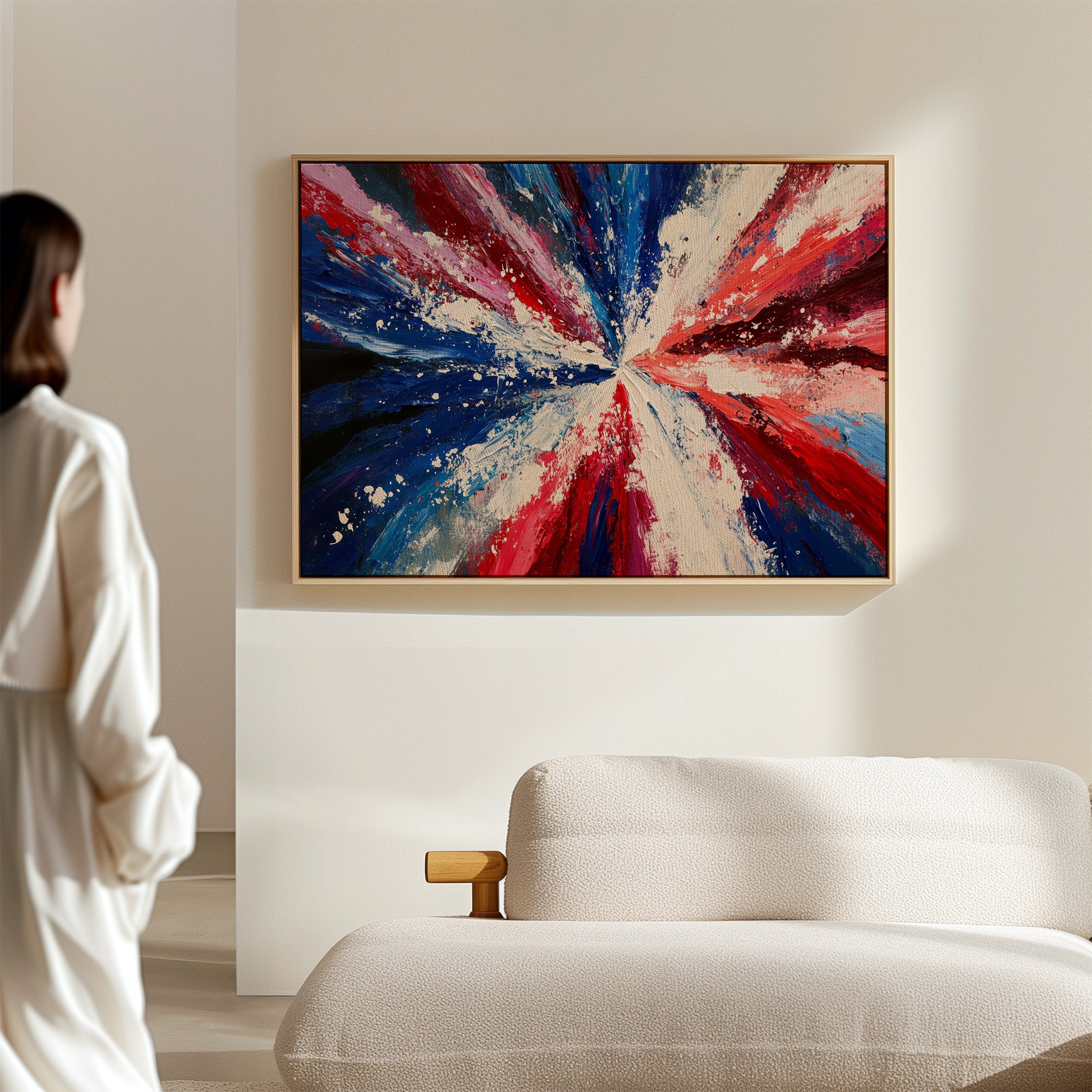 Freedom's Colors Dance At Dawn