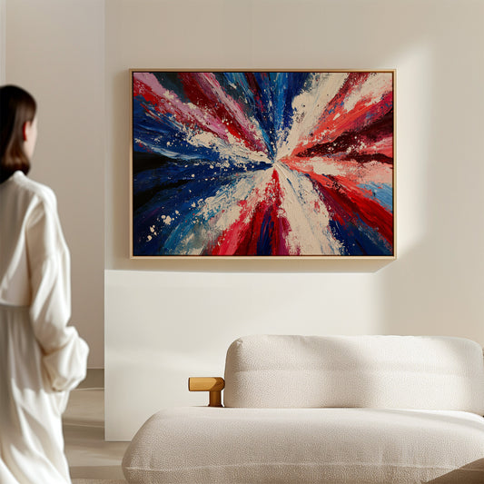 Freedom's Colors Dance At Dawn