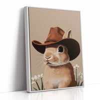 Ranch Rabbit Tips His Leather Crown