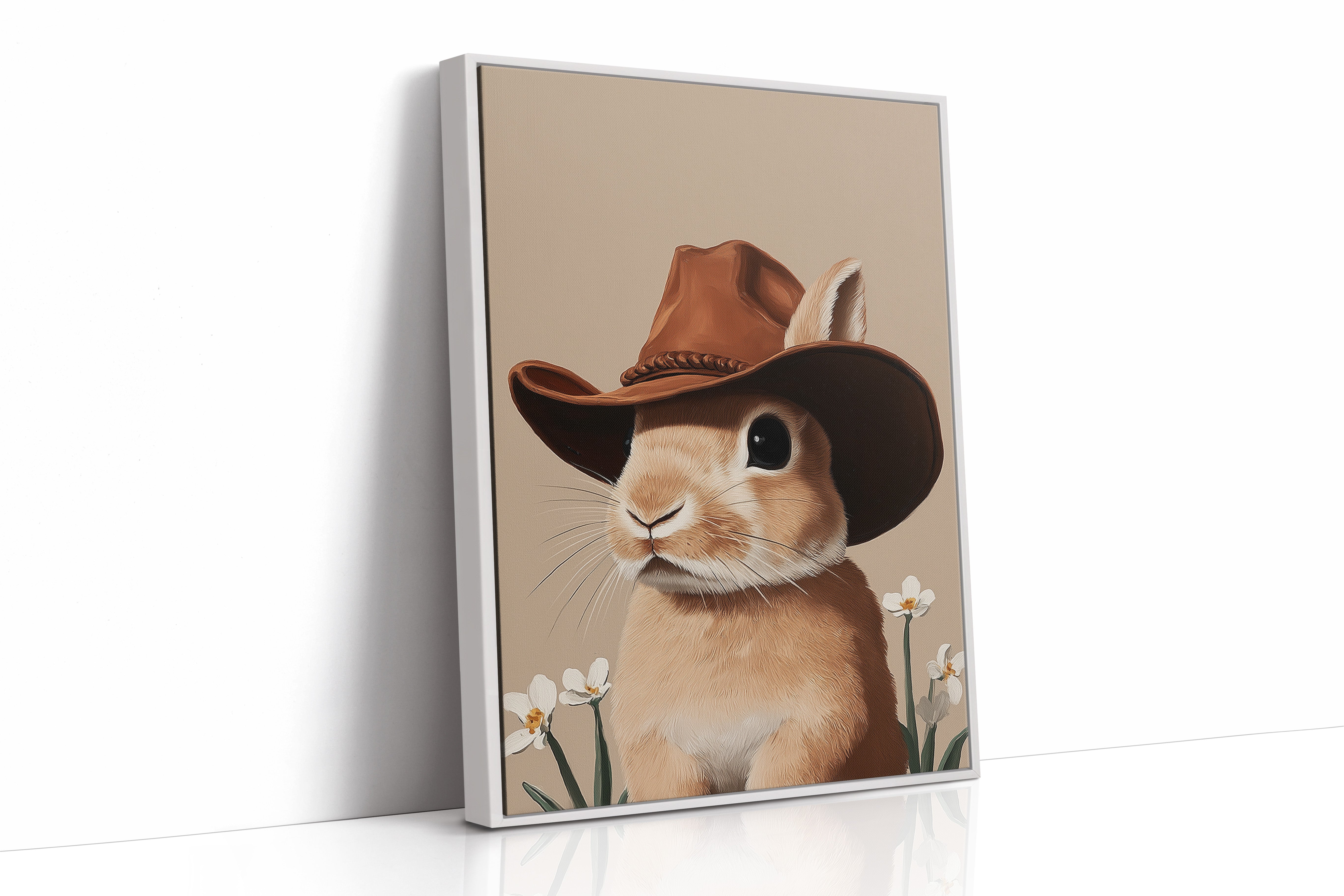 Ranch Rabbit Tips His Leather Crown