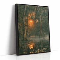 Cypress Bayou Sunset Glow