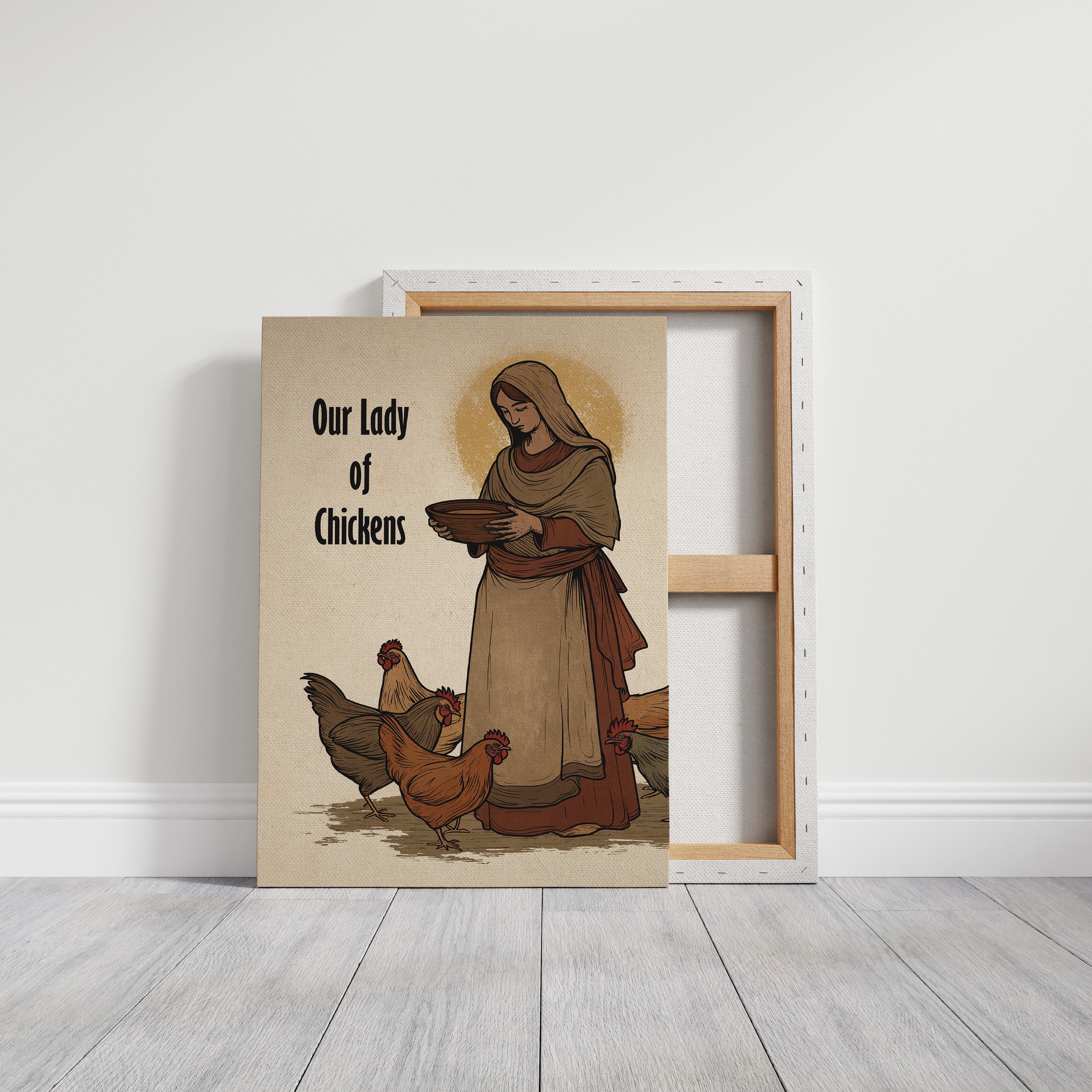 Sacred Hens And Rustic Charm