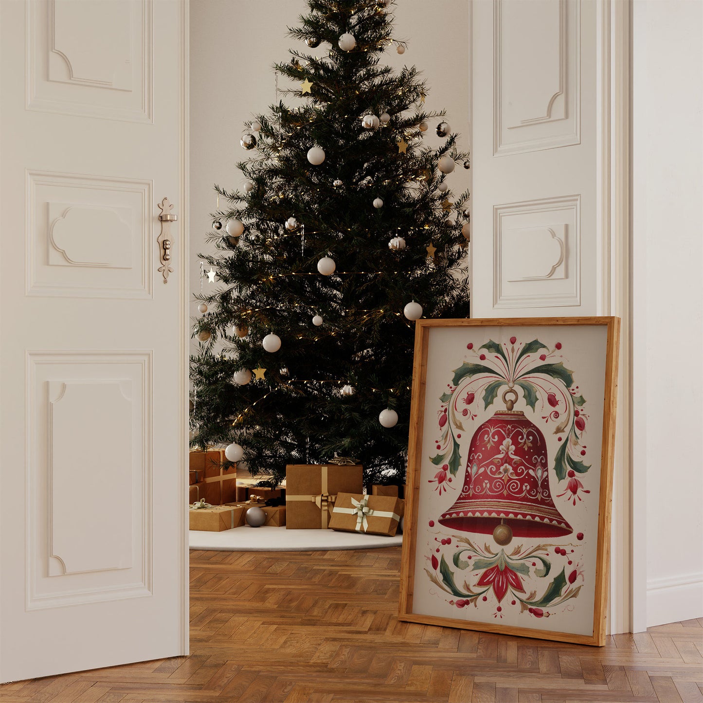 Crimson Bell Sings Winter's Welcome