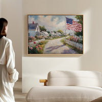 Where Roses Bloom and Flags Wave