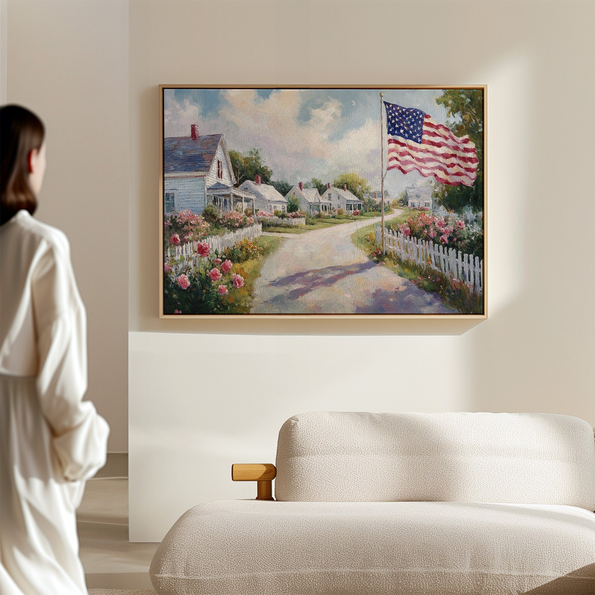 Where Roses Bloom and Flags Wave