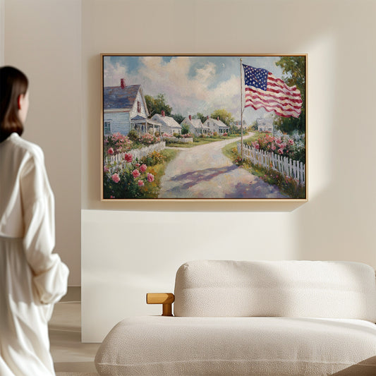 Where Roses Bloom and Flags Wave