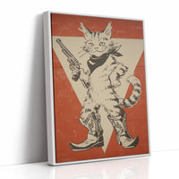 Outlaw Kitten Struts Western Tales