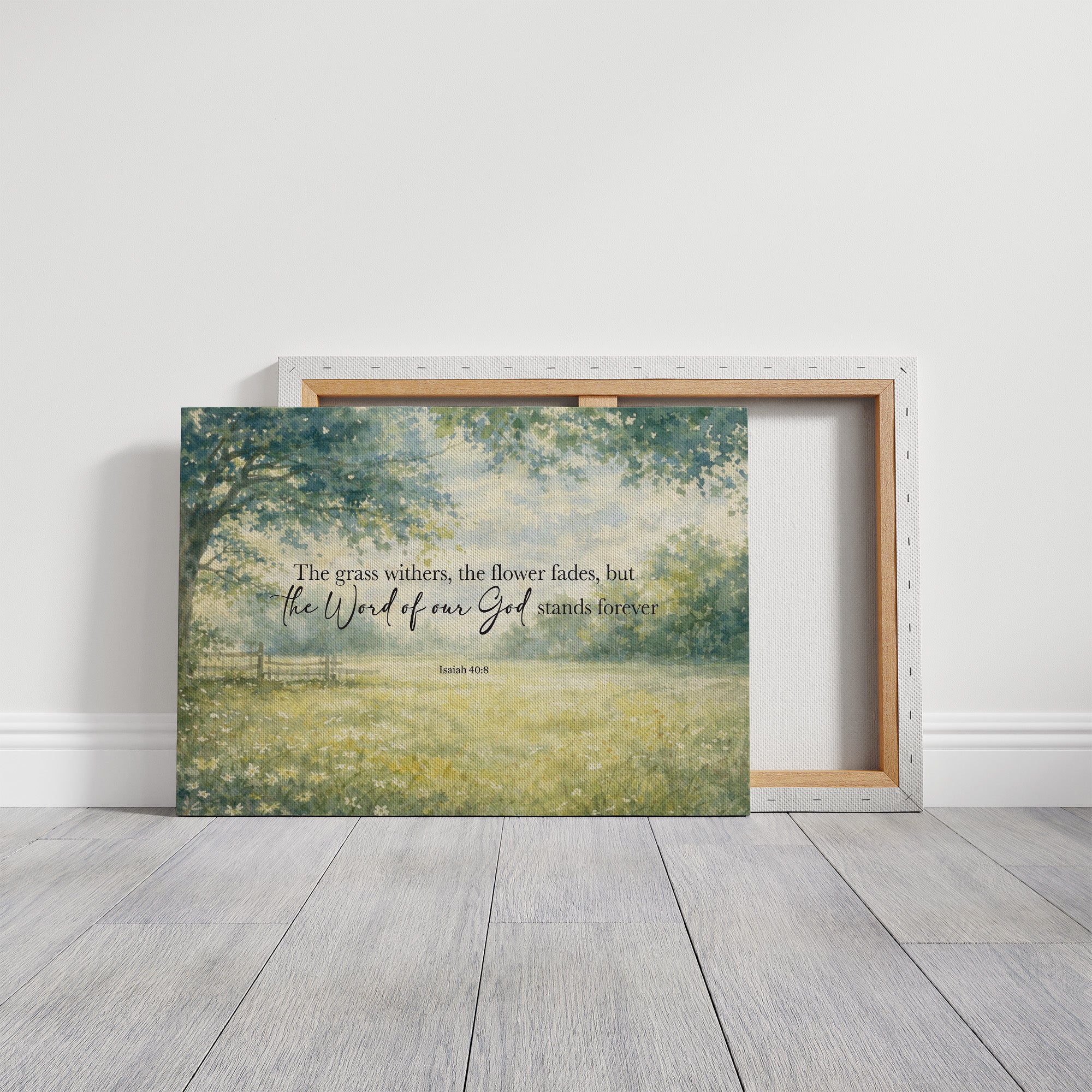 Eternal Promise Through Meadow's Whisper Isaiah 40:8