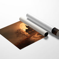 Harvest Moon Haunts Old Road