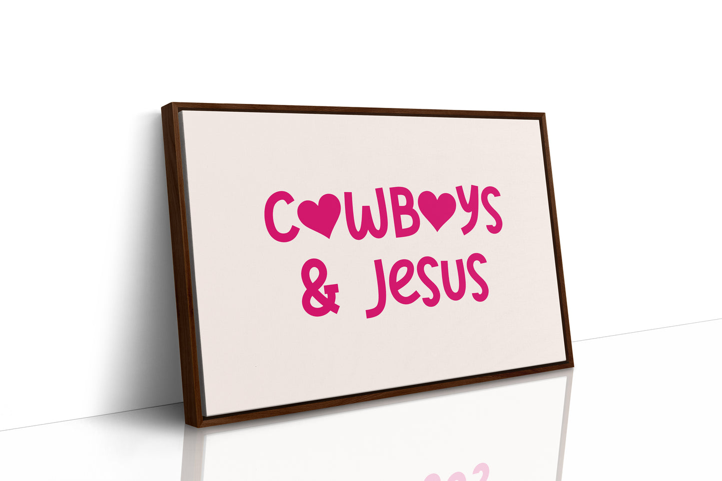 Cowboys and Jesus Western Wall Art