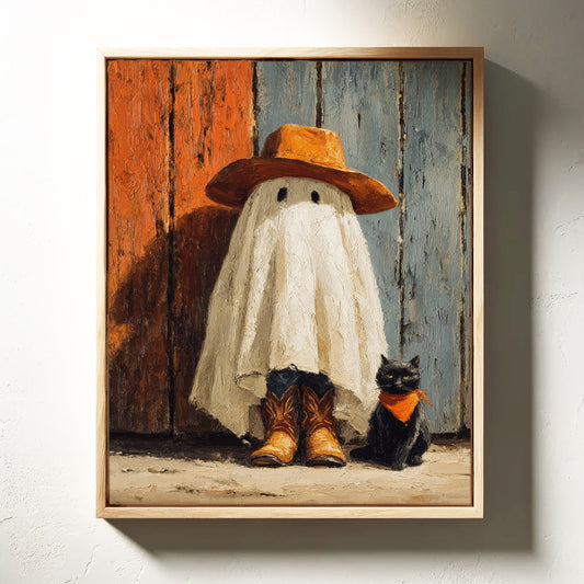 A Ghostly Encounter at Dusk
