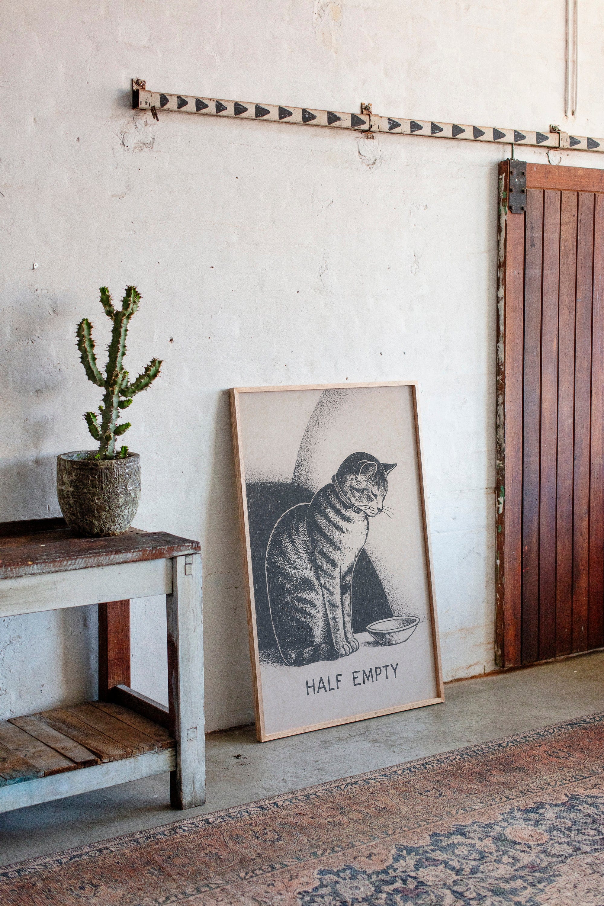 Half Empty Cat