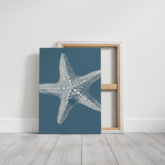 Coastal Memory On Slate Blue