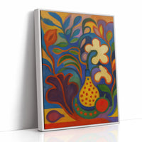 Tropical Garden Sings In Blue