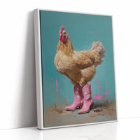 Barnyard Diva Borrows Pink Boots