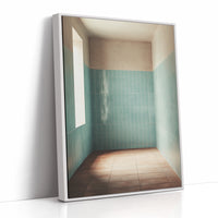 Morning Light Meets Mint Tiles