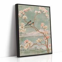 Songbirds in Magnolia Chinoiserie