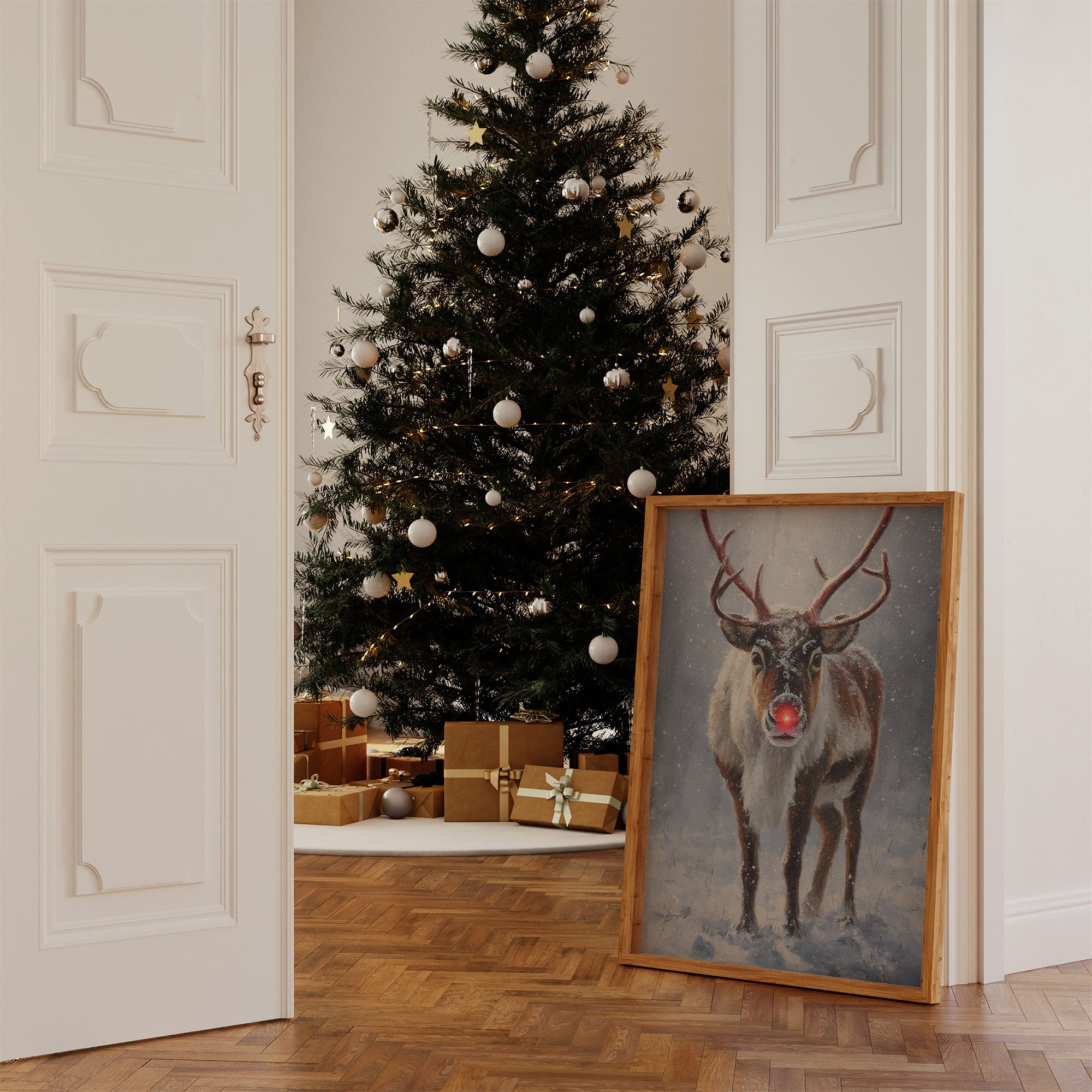 Rudolph Brings December's First Snow